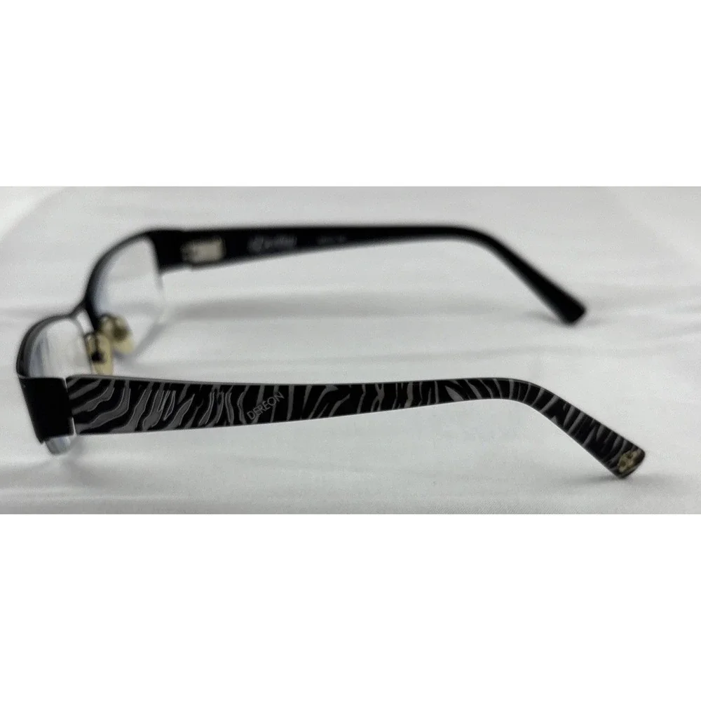 Dereon DOC316 001 Semi Rimless Eyeglasses Frame w/ Flexhinge 53-19-135